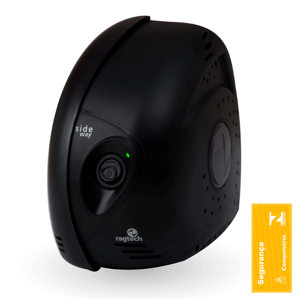 Estabilizador Ragtech 300VA Side Way 127V Monovolt Preto - 5301