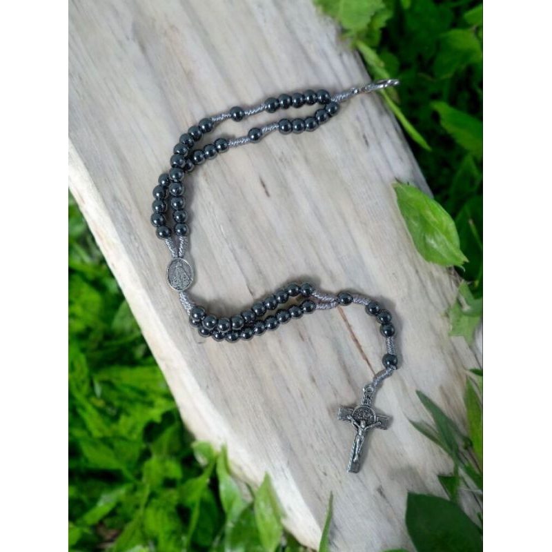 Terço de Pulso Nossa Senhora Aparecida Hematita