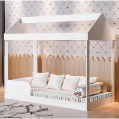 Mini Cama Infantil Crystal Dakota Montessoriana Casinha - AV