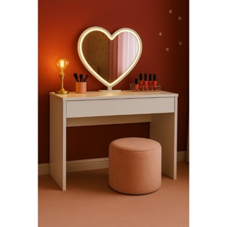 Penteadeira Com Gaveta 90CM Console Camarim Nina - Cores