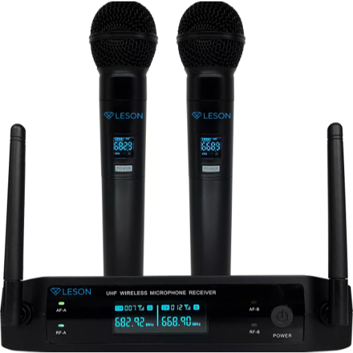 Microfone S/Fio Profissional Le Son Ls902 Pro Igreja Cor Preto em Oferta na Shopee