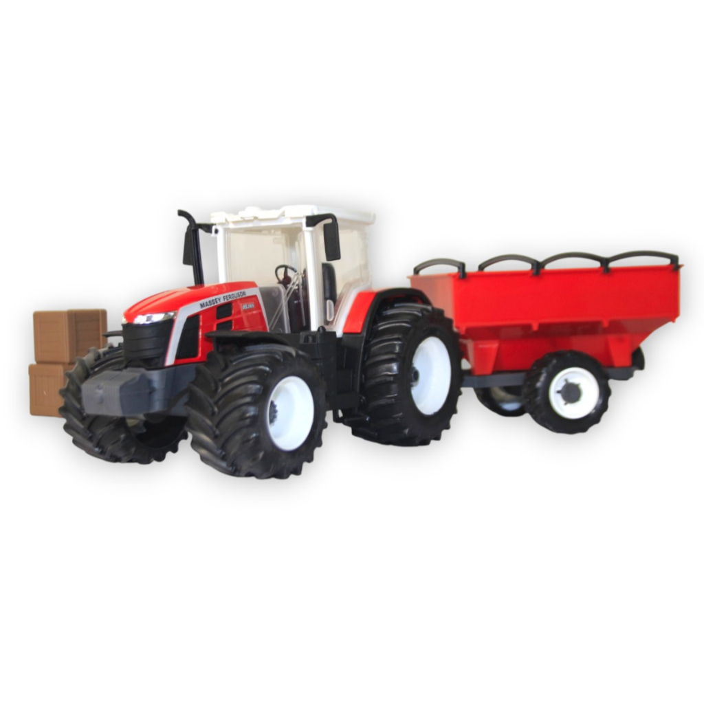 Brinquedo Trator Graneleiro Massey Ferguson MF 8S 295 1:30