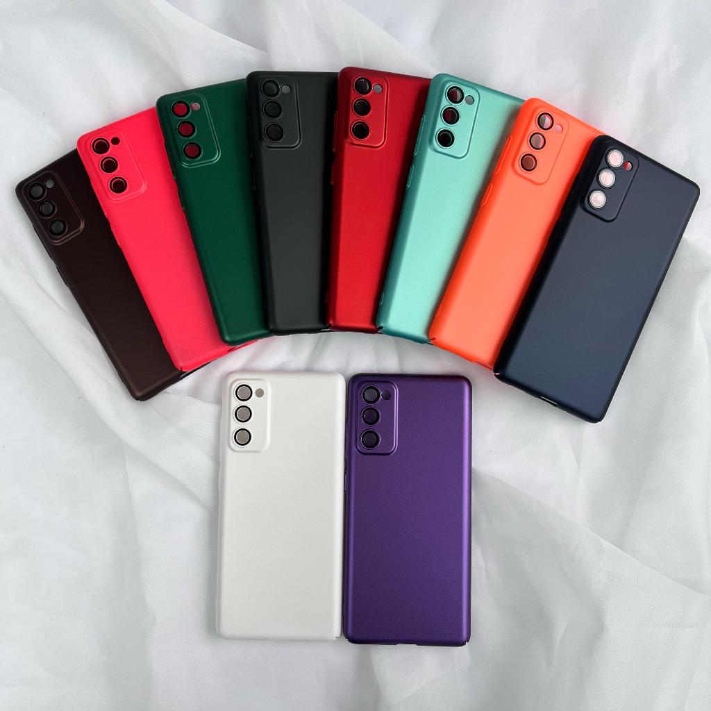 Capa Metalizada Glass Colorida Para Samsung S20 FE / Proteção na Câmera CF77