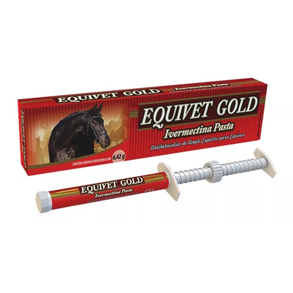 Equivet Gold 6,42 - Vermífugo Para Cavalos