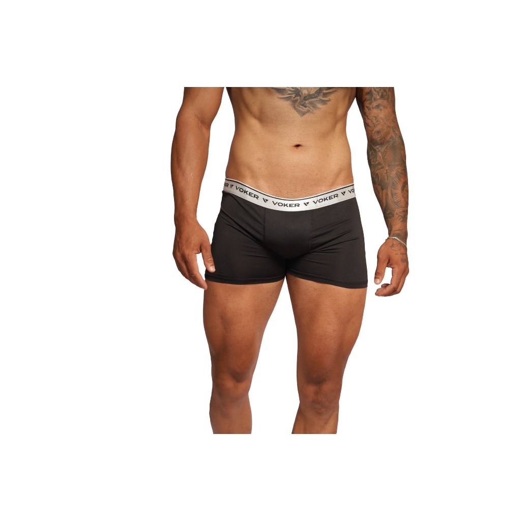 2 Cuecas Boxer Polo Voker Elástica Confortável Roupa Masculina / Cueca Boxer Forrada - Men Clothes