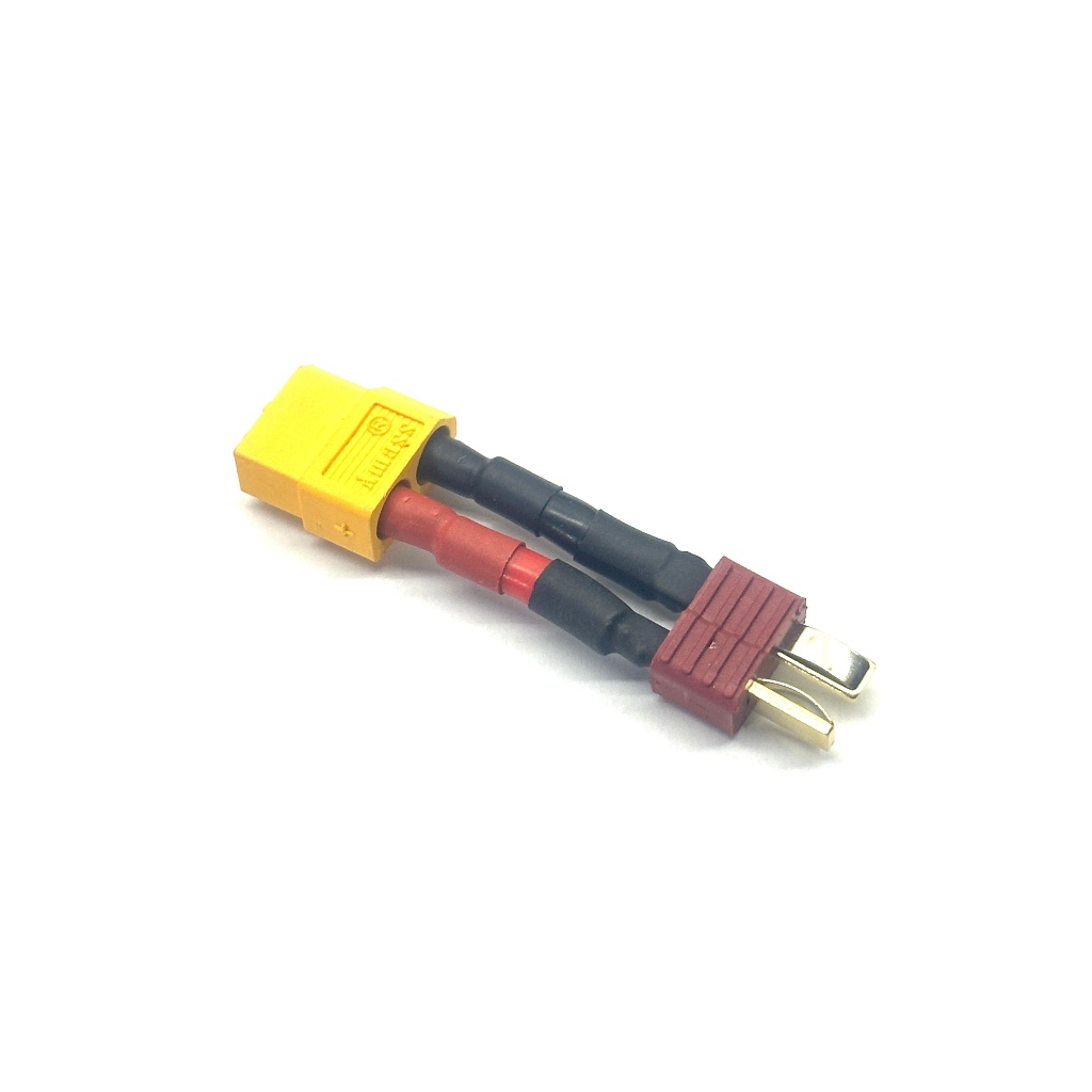 Conector Adaptador Plug Dean T Macho Para Plug Xt60 Fêmea Amass Automodelo Aeromodelo