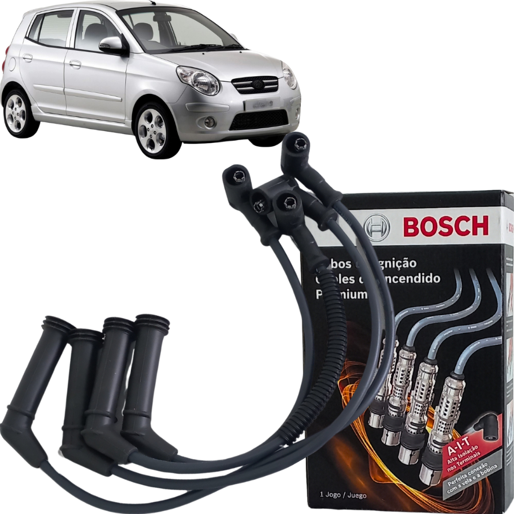 Cabo de Vela Bosch Picanto 1.0 1.1 Gasolina 2006 a 2012 em Oferta na Shopee