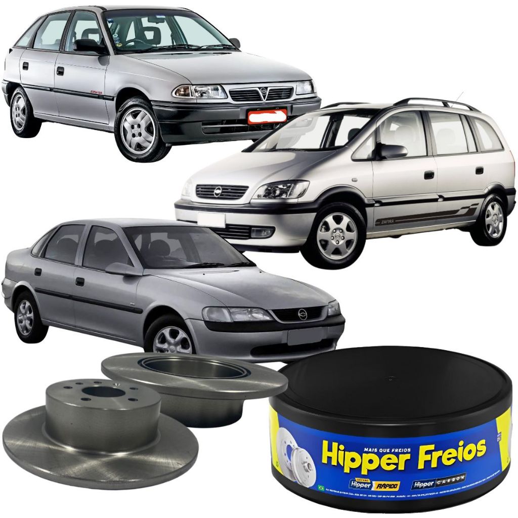 Par Disco Freio Traseiro Astra Vectra Zafira 1999 A 2011