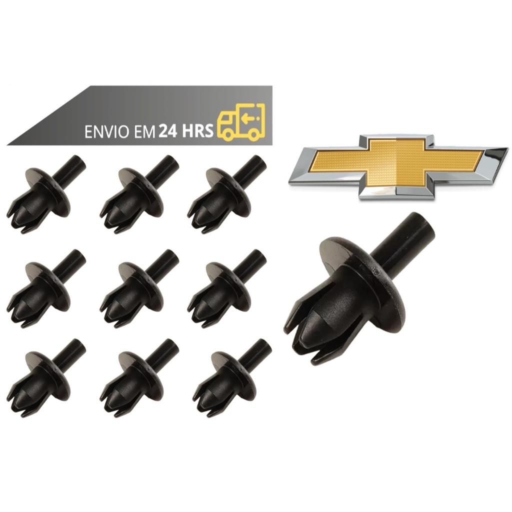 Kit Grampos Presilhas Parabarro Parachoque Corsa Celta Vectra Astra Agile Meriva Spin Prisma Montana em Oferta na Shopee