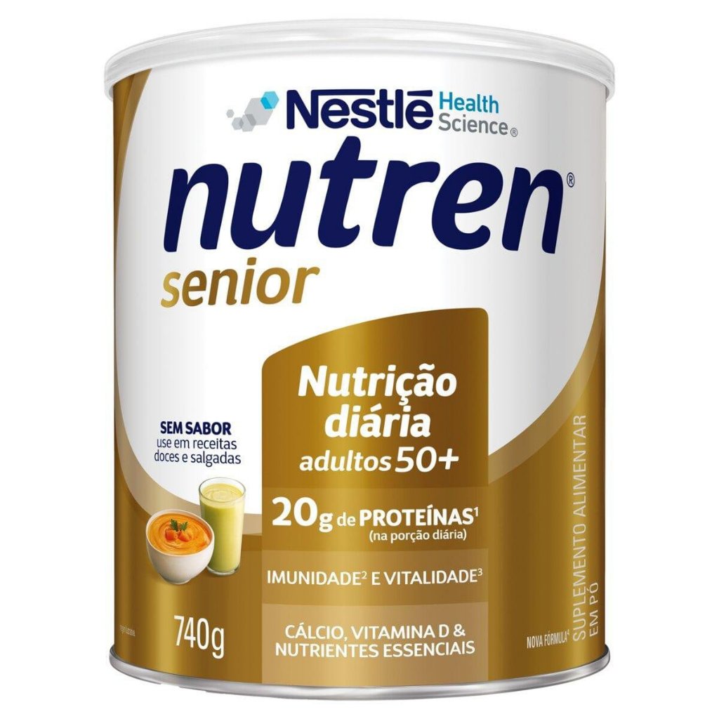 Nutren Sênior 740g Sem Sabor  - Original Nestlé em Oferta na Shopee