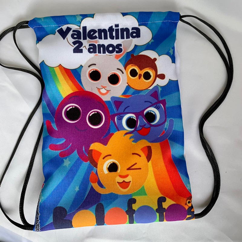 Mochilinha Surpresa - 10 Sacochila, Sacolinha surpresa Bolofofo - Lembrancinha Personalizada
