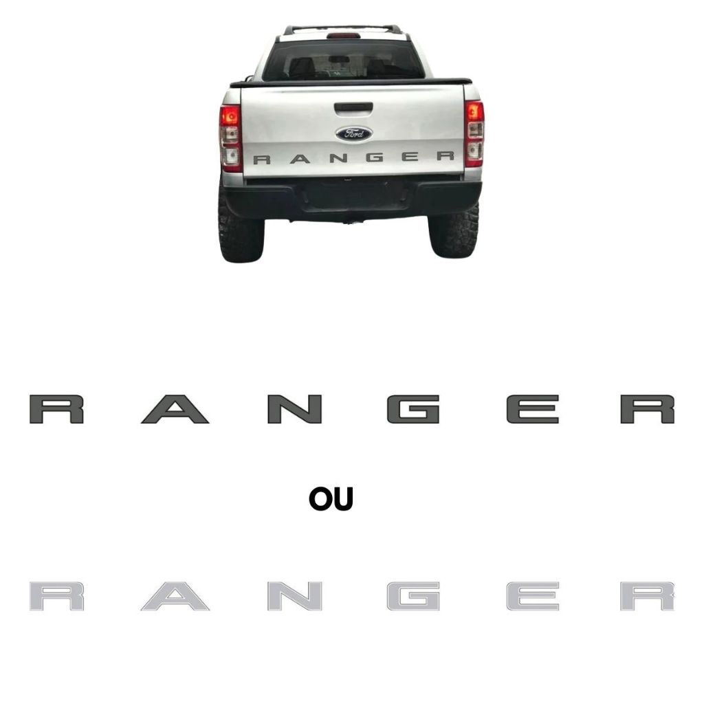 EMBLEMA ADESIVO RANGER  2016 a 2020 para TAMPA TRASEIRA em Oferta na Shopee