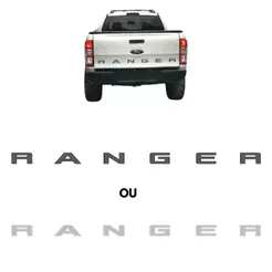 Emblema Adesivo RANGER 2016 a 2020 para TAMPA Traseira