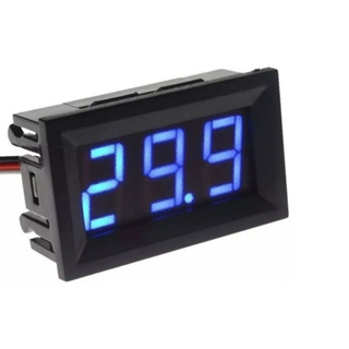 Mini Medidor Voltagem Digital Voltimetro Dc 4,5v-32v Cor Azul em Oferta na Shopee