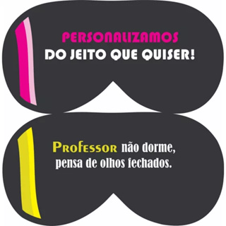 Kit 10 Máscaras de dormir personalizadas - Adulto e Infantil. Personalize do seu jeito. em Oferta na Shopee