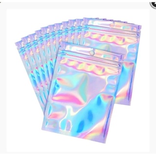 Sacos Zip Holográfico Hermético Frente Transparente c/ Furo com 50 unidades em Oferta na Shopee
