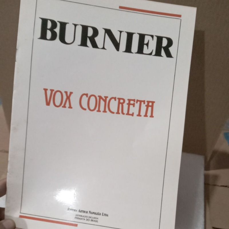 MÉTODO PARA QUATRO VOZES E PIANO -PARTITURA BURNIER (VOX CONCRETA)