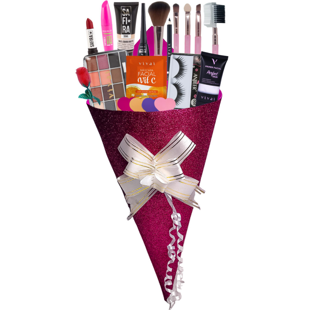 Buquê Completo Exclusivo De Maquiagem Para Presente Mulher Mãe