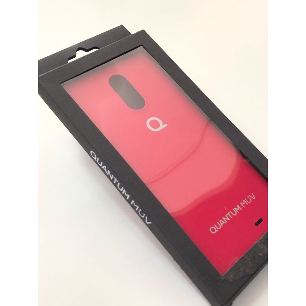 Tampa Traseira Quantum Muv Q5/PRO Vermelho Emborrachado