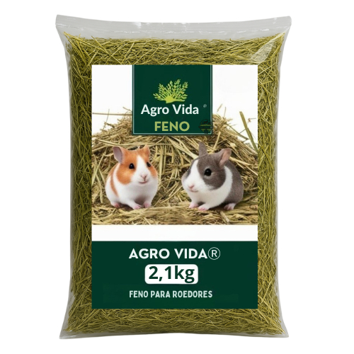2,1 KG Feno Para Coelho Roedores Porquinho Da Índia Hamster Pets Feno Premium Verdinho em Oferta na Shopee