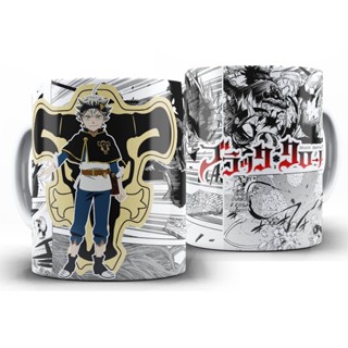 Caneca Anime Mangá - Black Clover - Touros Negro - Asta em Oferta na Shopee