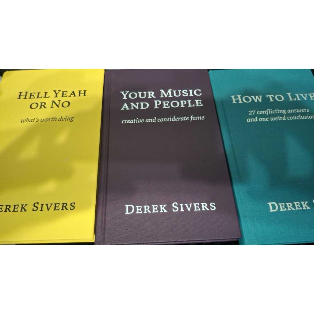 Imagem KIT 03 LIVROS - *VIDE DESCRIÇAO* DEREK SIVERS - ENSINO DE IDIOMAS