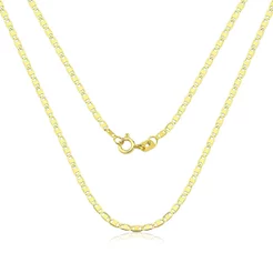 Corrente Masculina de Ouro 18k Piastrine com 1,7mm