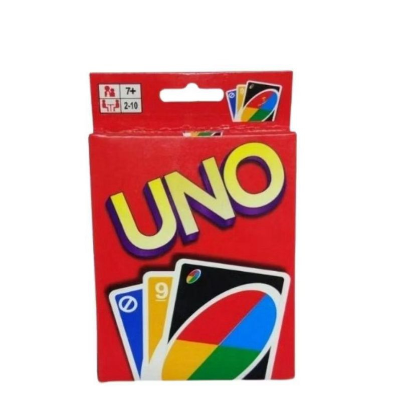 brinquedo Jogo de cartas baralho uno preto / vermelho