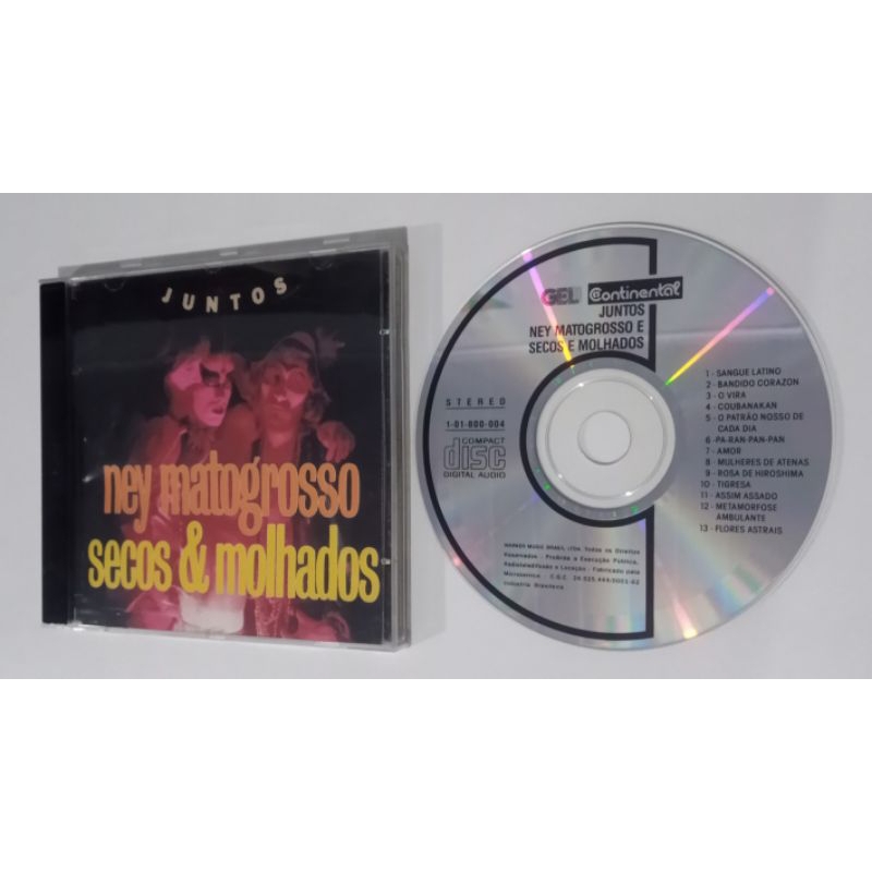 CD - Juntos Ney Matogrosso e Secos & Molhados