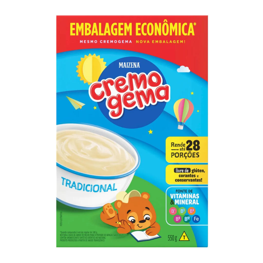 Mingau Cremogema Tradicional Maizena  550g