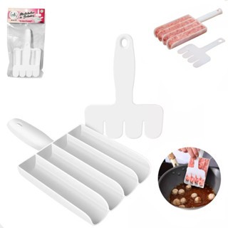 Forma Modeladora Plástico Para Bolinho Com 4 Cavidades E Espátula