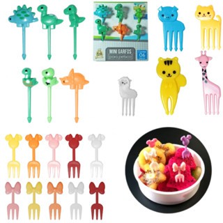Garfo / Garfinho De Plástico Para Lancheira Infantil Vários Modelos em Oferta na Shopee
