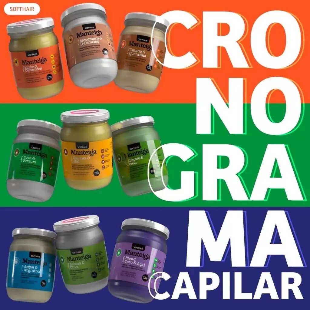 MANTEIGAS E OLEOS TRATAMENTO CAPILAR 220G - SOFTHAIR COSMETICOS em Oferta na Shopee