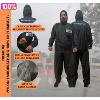 Capa de Chuva FLY Premium Nylon Emborrachado 100% Impermeável em Oferta na Shopee