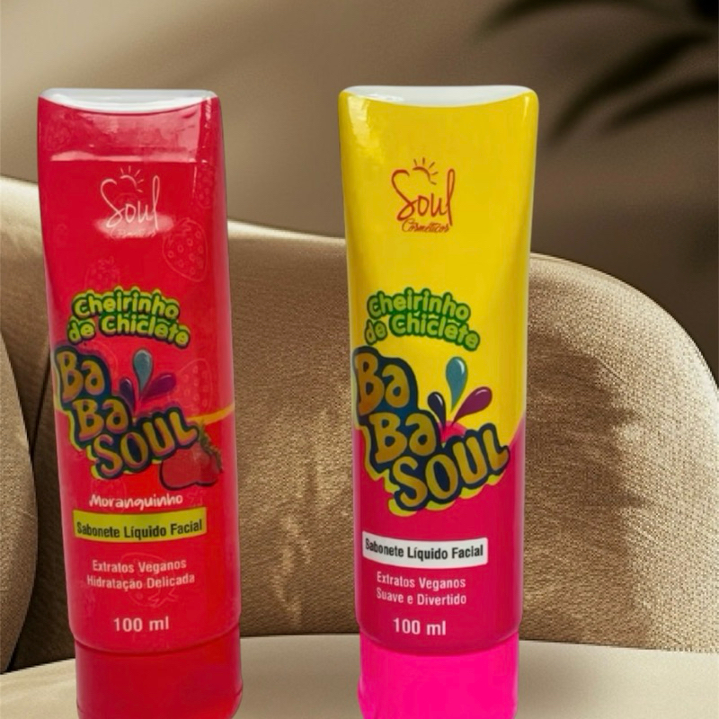 Sabonete líquido facial - baba soul cheirinho de chiclete - 100 ml