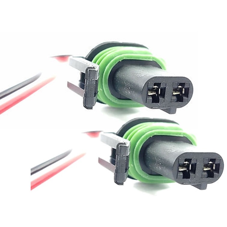 Par Conector Plug Chicote Farol Milha Gm Vectra Astra Agile montana