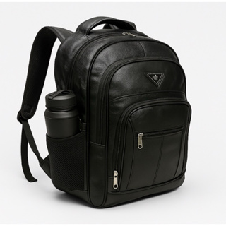 Mochila Masculina Unisex Grande e Reforçada de Couro Mochila Executiva Unissex em Oferta na Shopee