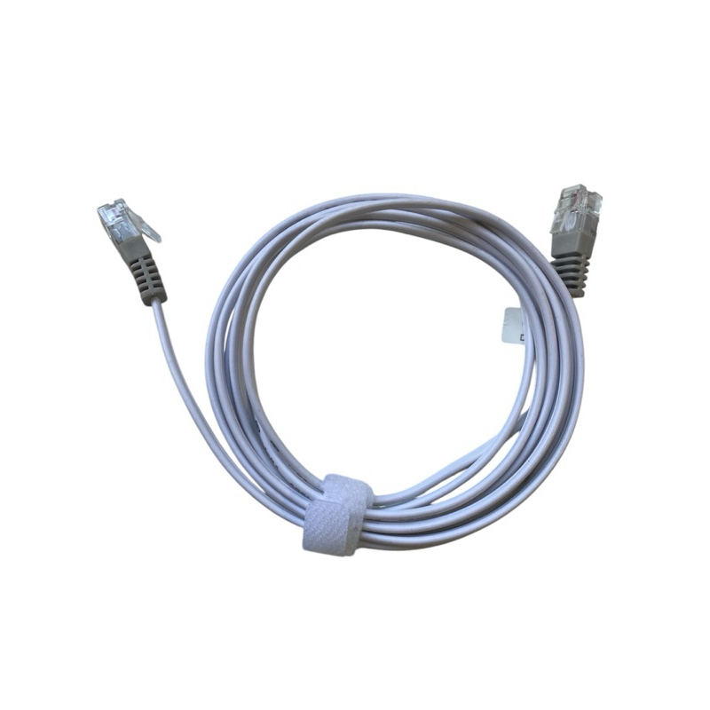 kit 4 cabos de telefone e  interfone  2 metros  branco .