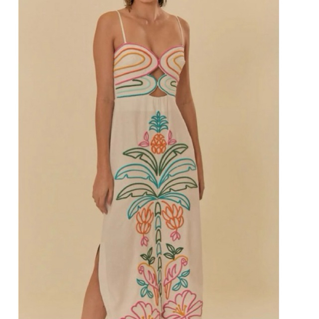 Vestido Farm Bordado na Black Friday 2025 | BuscaProdutos