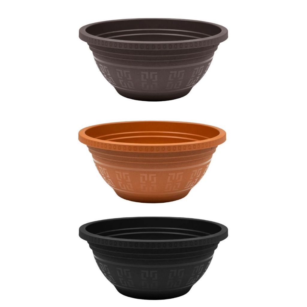 Kit 10 Vasos Redondo Cuia 6 Litros Resistente Rosa do Deserto em Oferta na Shopee