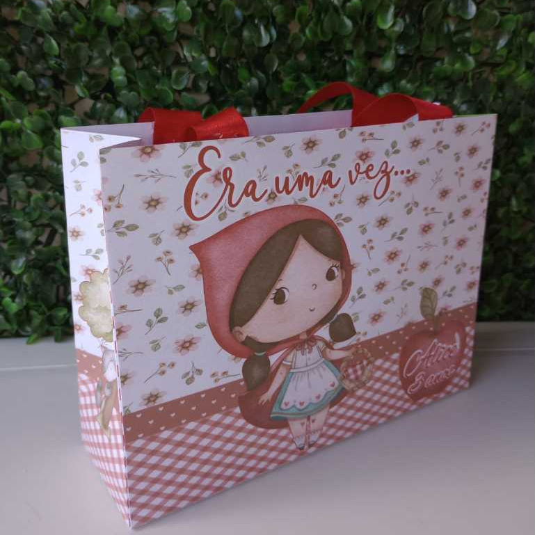 Sacolinha Surpresa Chapeuzinho Vermelho Personalizada | Lembrancinhas | Festa infantil | Aniversário