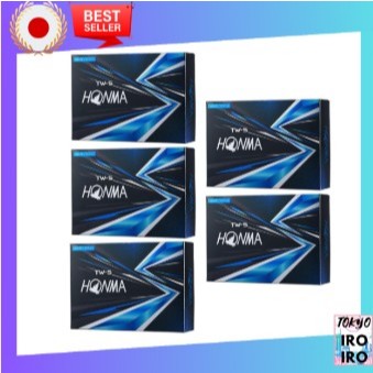 Bola De Golfe HONMA Da Qualidade Do Japão TW-S 2021 Modelo 5 Dúzias Conjunto (60 Bolas) Branca