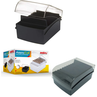 Fichário De Mesa 5x8 Organizador De Fichas em Oferta na Shopee