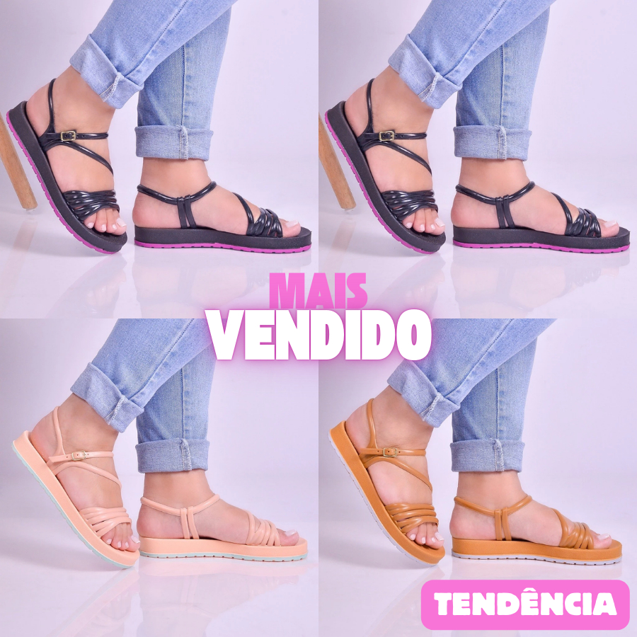 Sandalia Feminina Ortopedica Linda Leve Macia Estilosa Lançamento Mais Vendida 248 em Oferta na Shopee