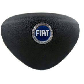 BOTAO ACIONADOR DA BUZINA FIAT ANTIGO (LOGO AZUL) DSC 1332AZ