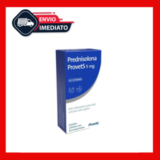 ANTIINFLAMATÓRIO PREDNISOLONA 5mg Cães e Gatos 10 Comprimidos. em Oferta na Shopee