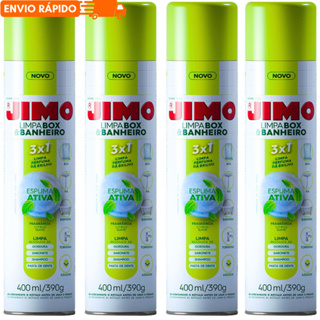 Limpa BOX e BANHEIRO Spray JIMO 400ml Limpeza Profunda em Oferta na Shopee