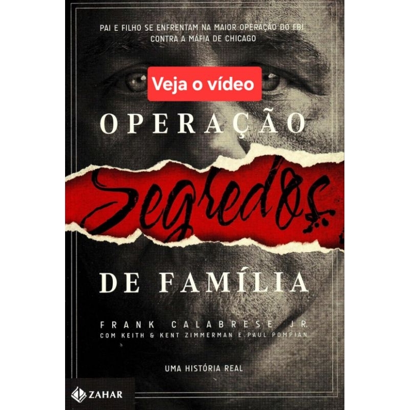 (Veja o vídeo) - Livros USADOS: Operação Segredos de Família  - Frank Calabrese Jr.