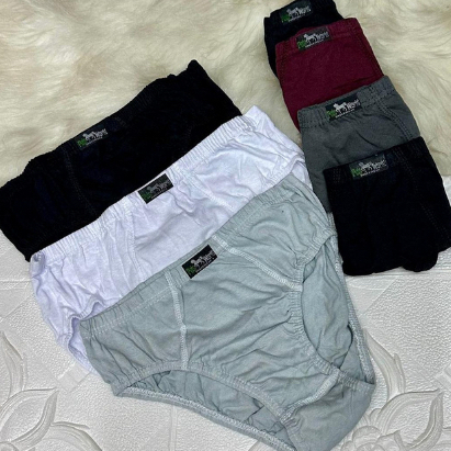 KIT C/2 4 OU 6 CUECAS TRADICIONAIS MASCULINO 100 % ALGODAO SLIP CORES VARIADAS