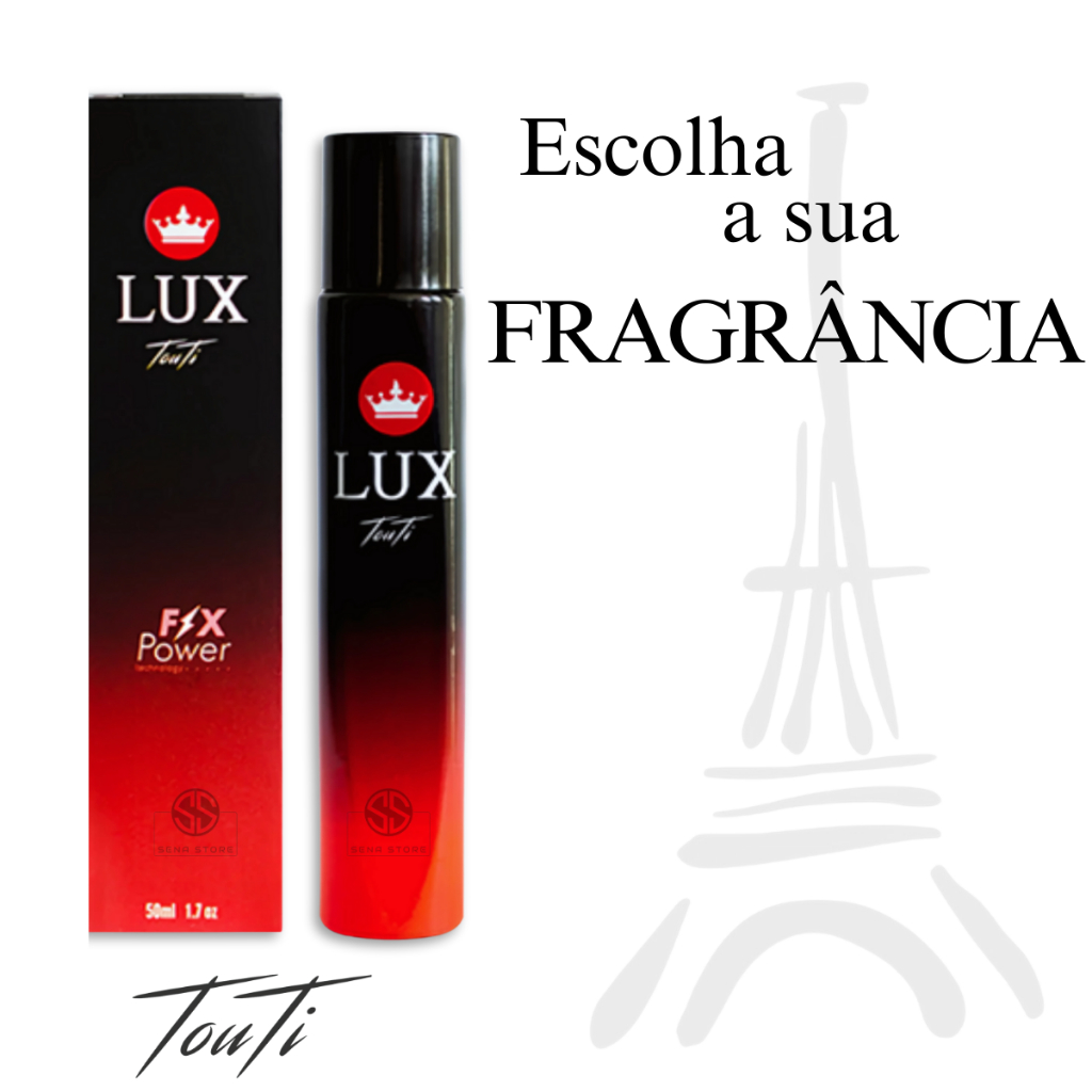 Perfume Touti Lux masculino Feminino Alta Fixação em Oferta na Shopee
